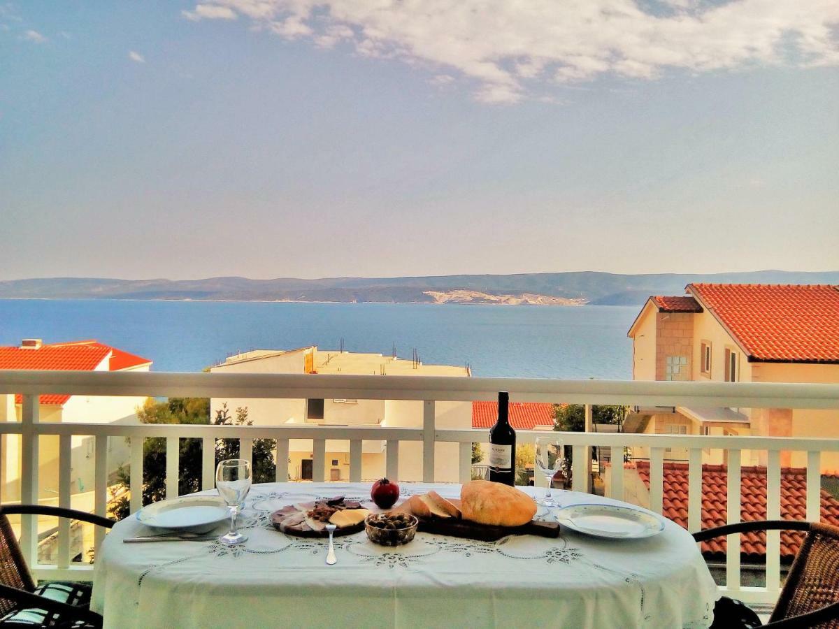 Seaview Apartments Nikola Lokva Rogoznica Bagian luar foto